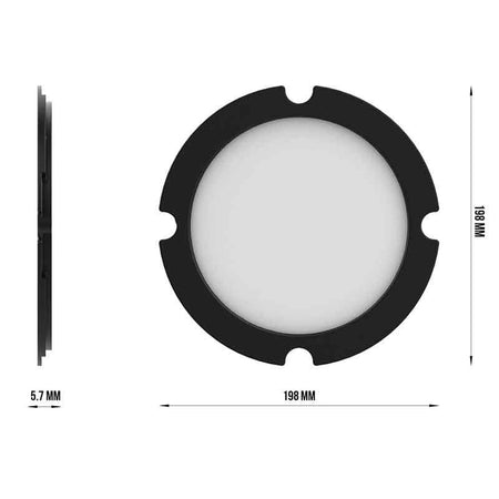 Audibax Pro Splash 80 Diffuser 50º - Difusor de 50° para foco LED Splash 80 - Tempo Shop