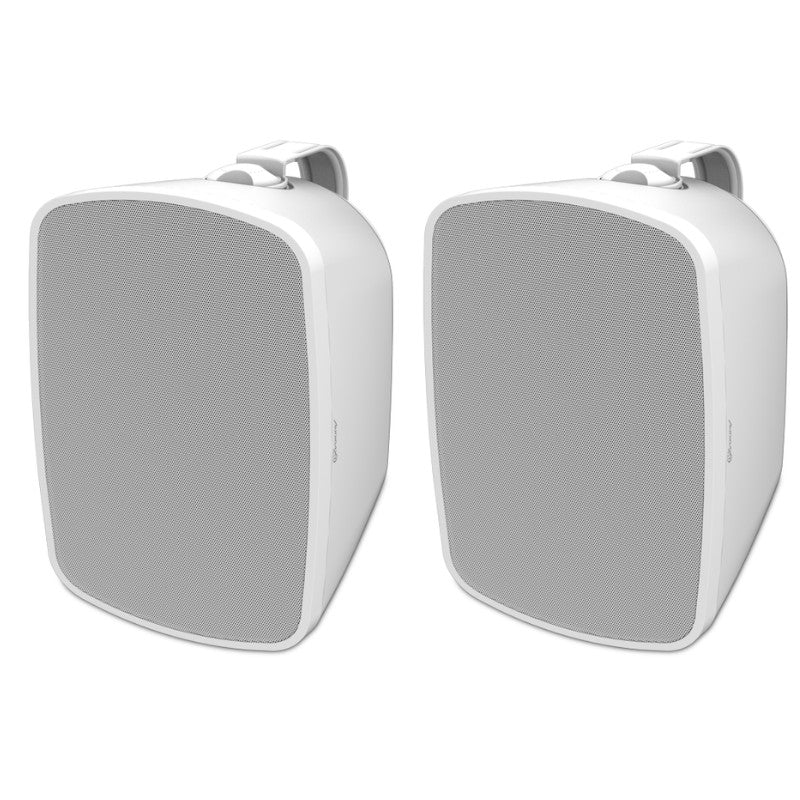 Audibax Pro Bali 8 TW - Altavoces pasivos de exterior IP65 de 8″ para pared (pareja) con taps 100V/70V y modo 8 Ω