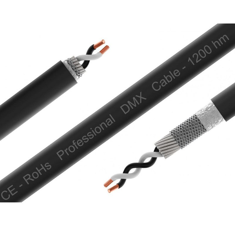 Audibax Pro BPD100 Black - Bobina Cable DMX 100m - Tempo Shop