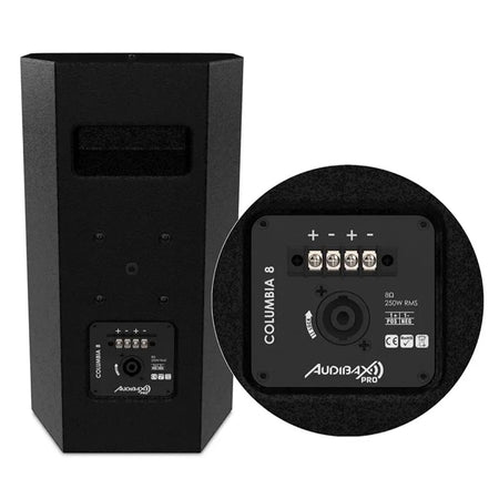 Audibax Pro Columbia 8 - Altavoz pasivo de 8 pulgadas y 250W con soporte de instalación