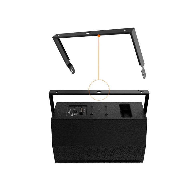 Audibax Pro Columbia 8 - Altavoz pasivo de 8 pulgadas y 250W con soporte de instalación
