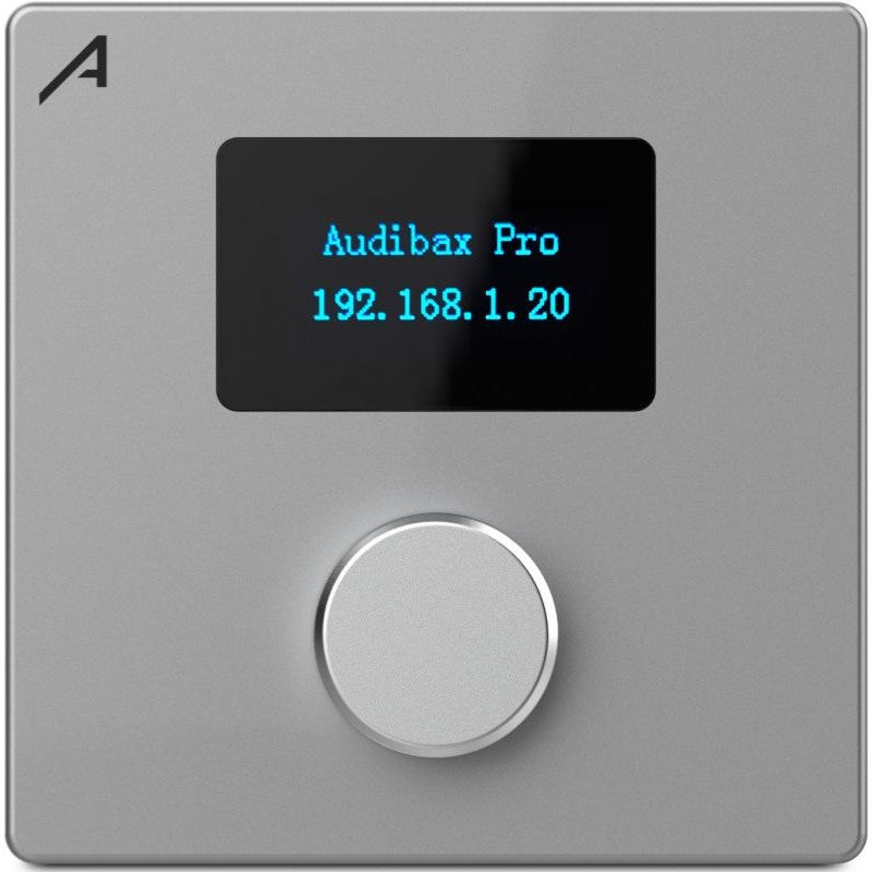 Audibax Pro M88 WP1 - Panel de pared PoE con mando de volumen para control de matriz (UDP/TCP-IP)