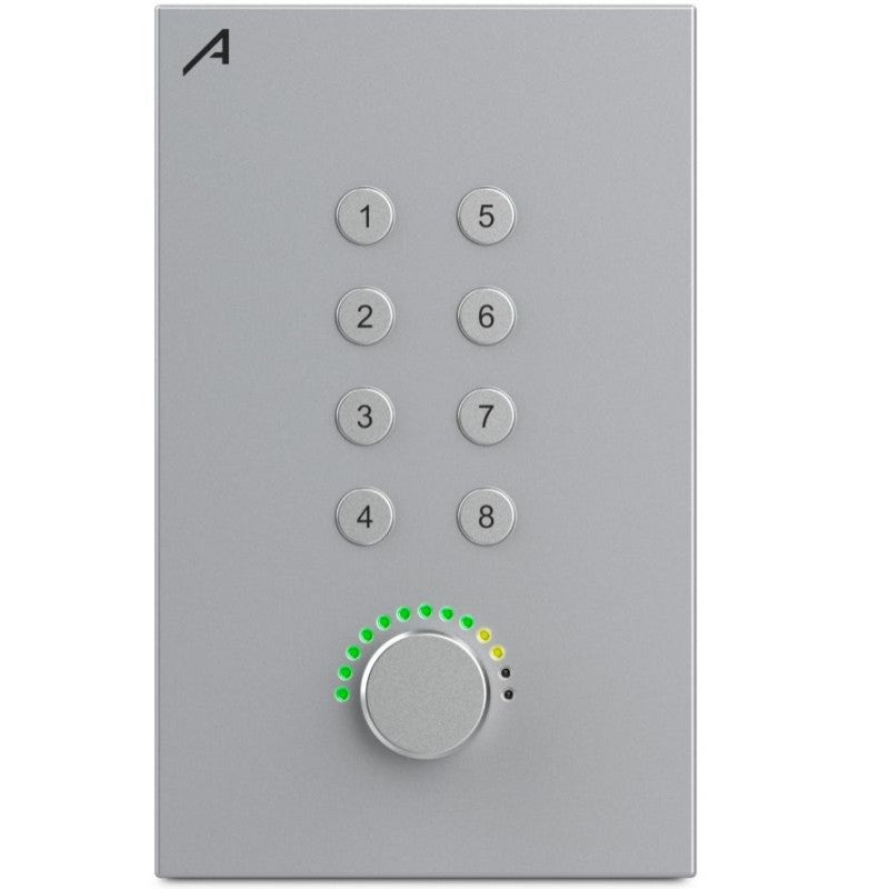 Audibax Pro M88 WP2 - Panel de pared PoE con 8 botones programables para control de matriz (UDP/TCP-IP)