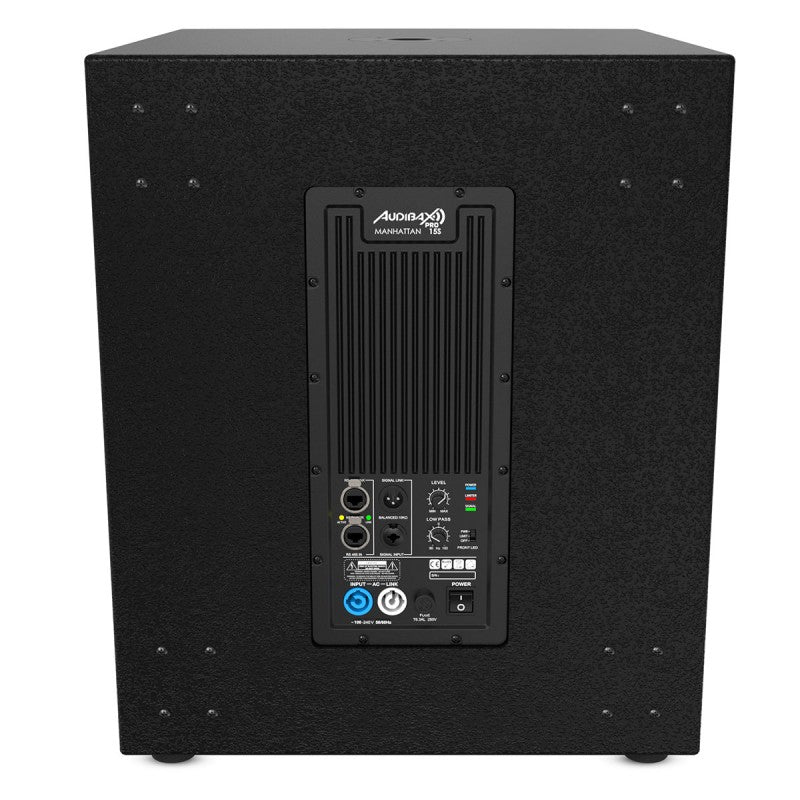 Audibax Pro Manhattan 15s - Subwoofer Activo PA 15" 1000W con DSP