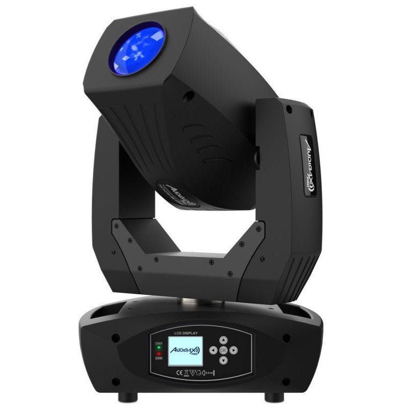 Audibax Pro Monster 200 Hybrid 2U + Flightcase — Pack de 2 cabezas móviles híbridas LED 200 W con flightcase doble