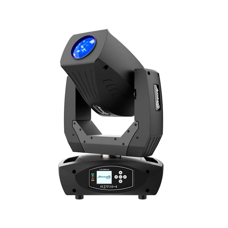Audibax Pro Monster 200 Hybrid — Cabeza móvil híbrida LED 200 W (spot/beam con frost a wash), zoom 7–21º y 18 canales DMX