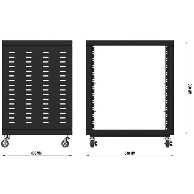 Audibax Pro Rack 12U - Armario Rack 19" - Tempo Shop