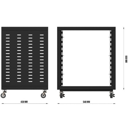 Audibax Pro Rack 12U - Armario Rack 19" - Tempo Shop
