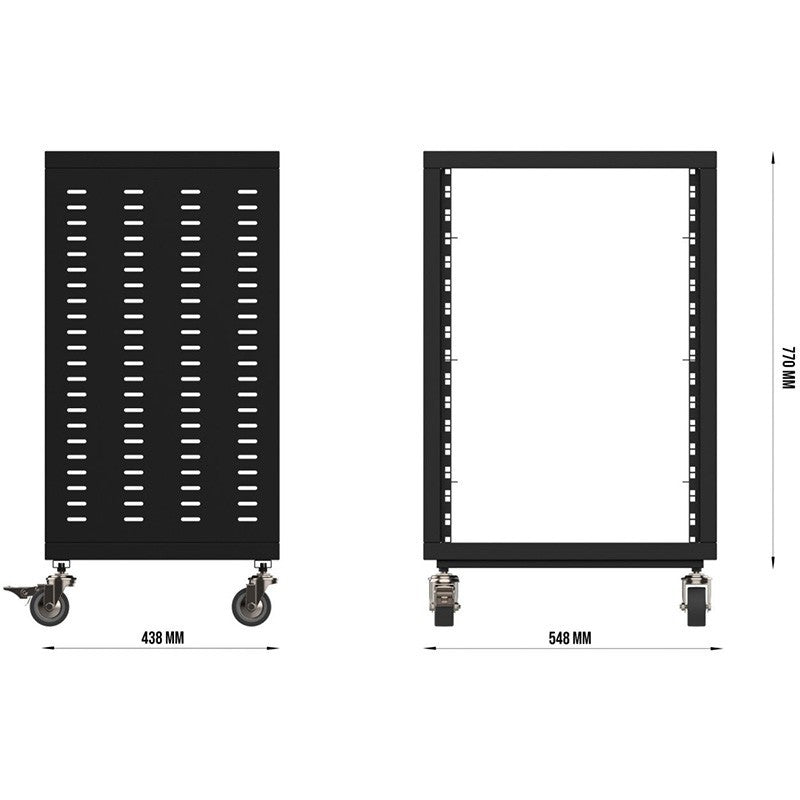 Audibax Pro Rack 16U - Armario Rack 19" - Tempo Shop