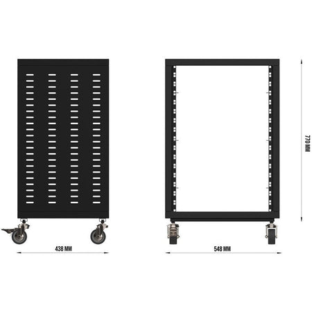 Audibax Pro Rack 16U - Armario Rack 19" - Tempo Shop