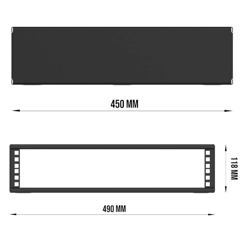 Audibax Pro Rack 2U - Armario Rack 19" - Tempo Shop