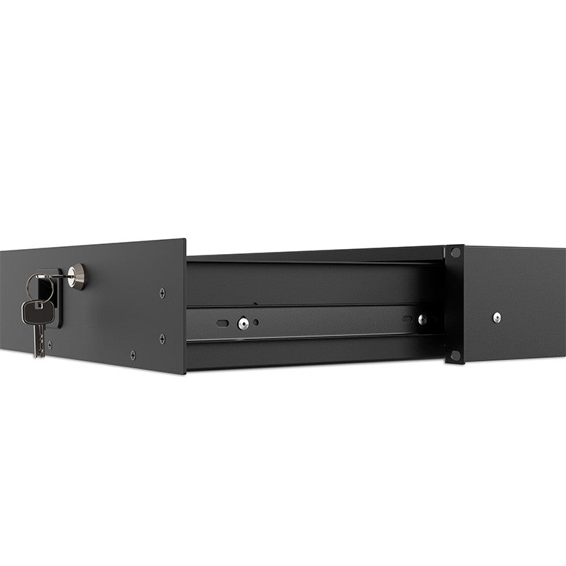 Audibax Pro Rack Drawer 2U 280 K - Cajón 19" con Llave