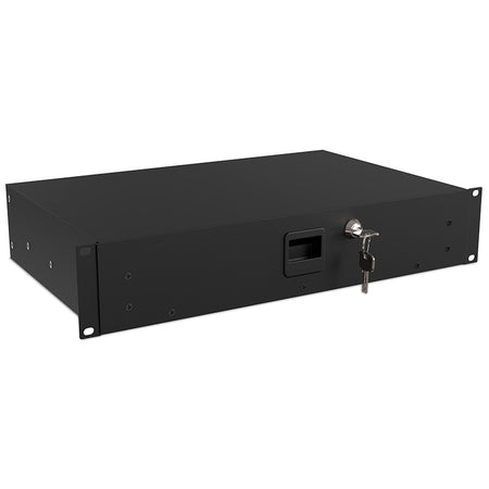 Audibax Pro Rack Drawer 2U 280 K - Cajón 19" con Llave