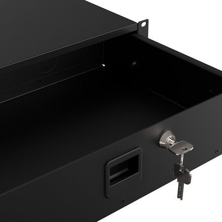 Audibax Pro Rack Drawer 2U 280 K - Cajón 19" con Llave