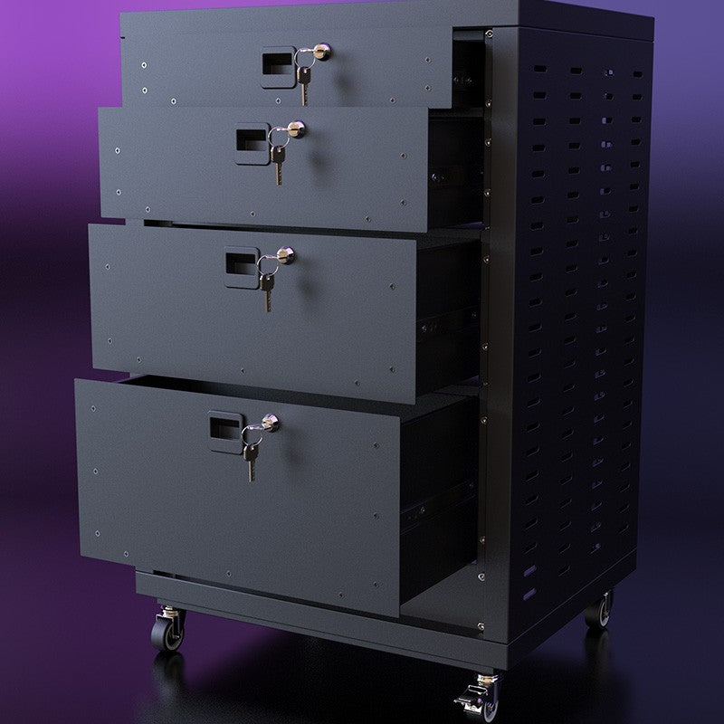 Audibax Pro Rack Drawer 2U 280 K - Cajón 19" con Llave