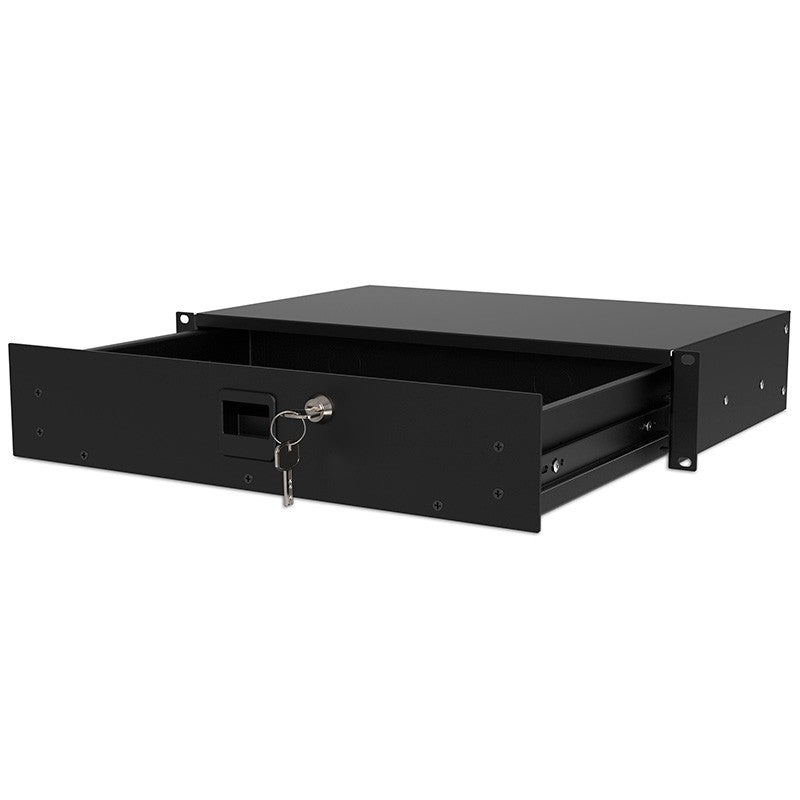 Audibax Pro Rack Drawer 2U 280 K - Cajón 19" con Llave