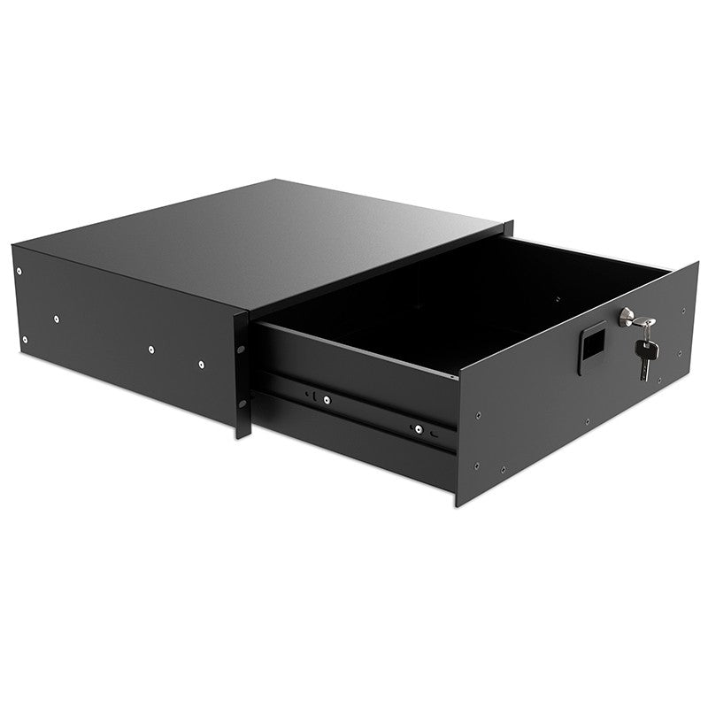 Audibax Pro Rack Drawer 3U 370 K - Cajón de seguridad para rack