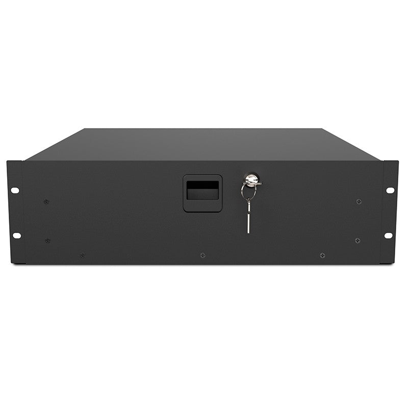 Audibax Pro Rack Drawer 3U 500 K - Cajón extraíble con llave
