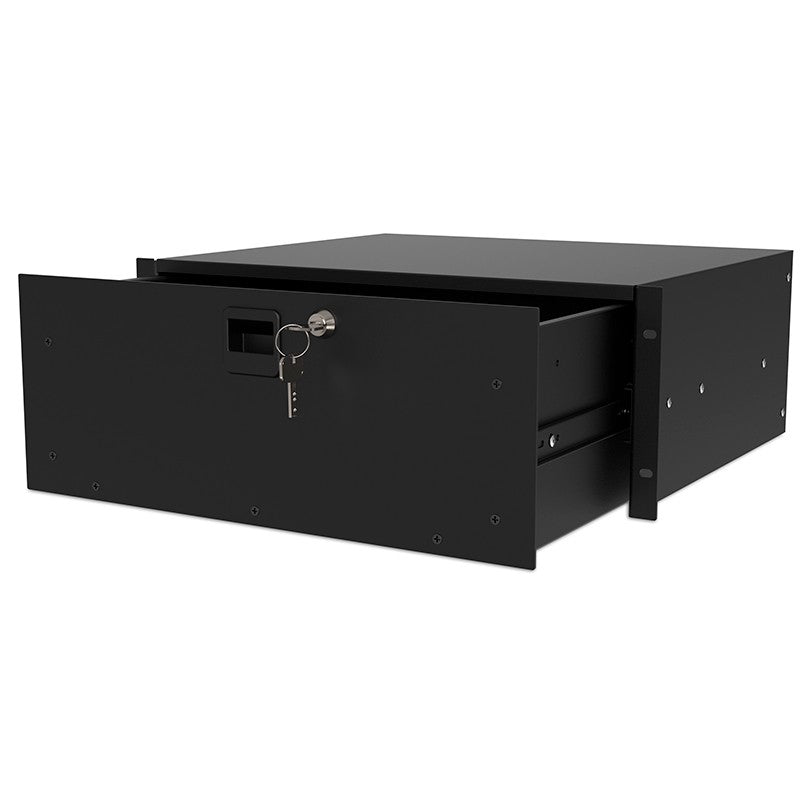 Audibax Pro Rack Drawer 4U 370 K - Cajón con Llave para Rack