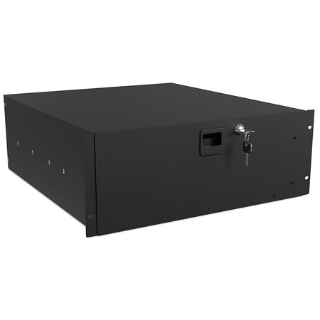 Audibax Pro Rack Drawer 4U 500 K - Cajón de 19 Pulgadas con Cerradura