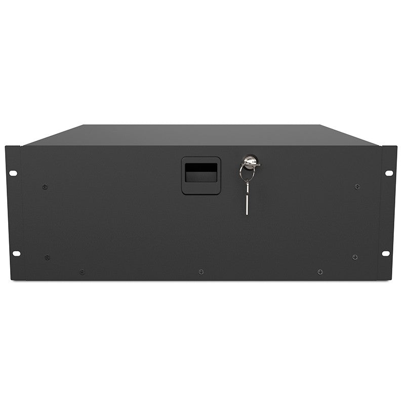 Audibax Pro Rack Drawer 4U 500 K - Cajón de 19 Pulgadas con Cerradura
