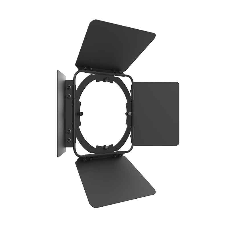 Audibax Pro Splash 80 Barndoor - Visera profesional de 4 palas para control de haz en Splash 80