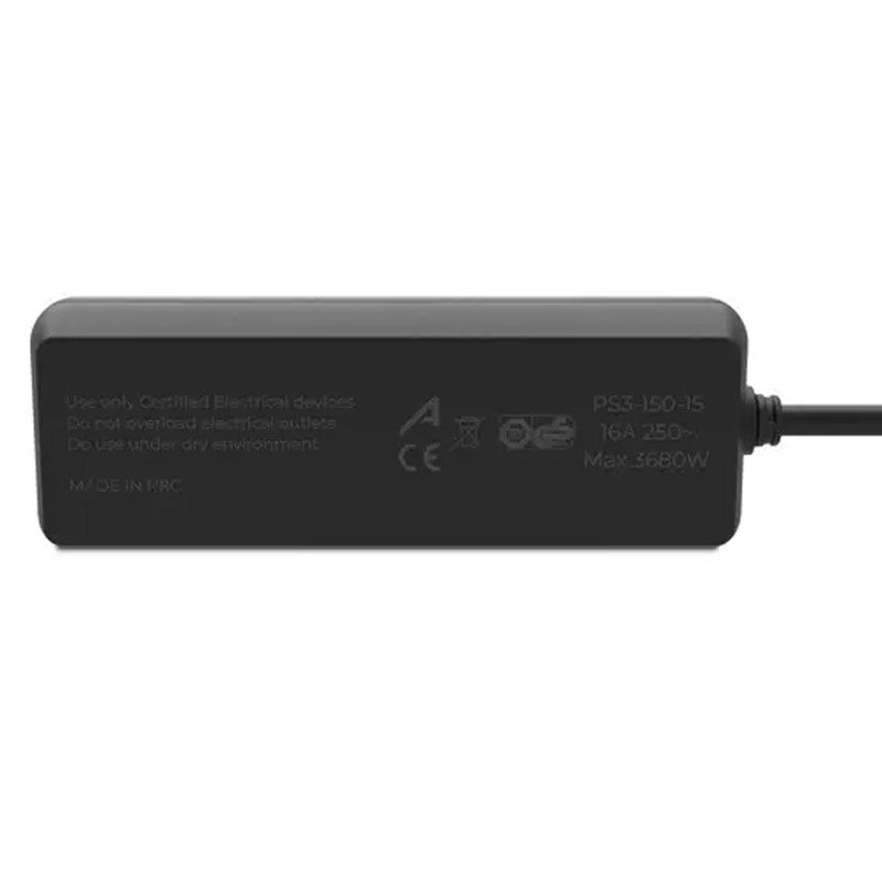 Audibax PS3-150-15 - Regleta de 3 Tomas Schuko con Cable de 1,5 Metros