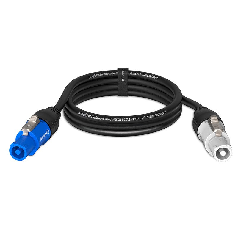 Audibax PWC300-25 - Cable alargador PowerCON de 3 metros