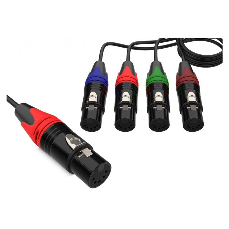 Audibax RJ - 4 - Cable XLR Hembra 5 Pines - Tempo Shop