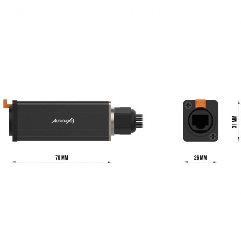 Audibax RJ - 4 - Cable XLR Hembra 5 Pines - Tempo Shop