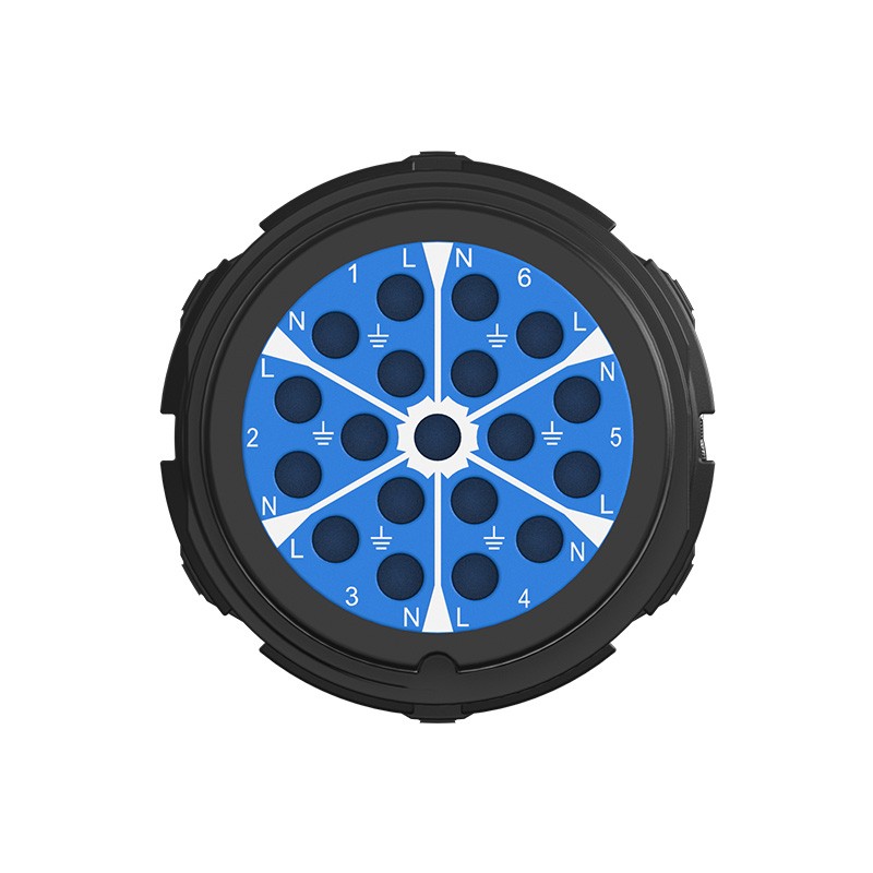 Audibax SCP-F-19P - Conector Socapex 19 Pin Hembra Aéreo