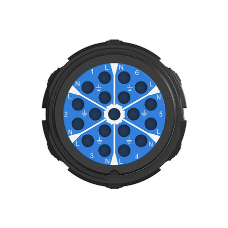 Audibax SCP-F-19P - Conector Socapex 19 Pin Hembra Aéreo