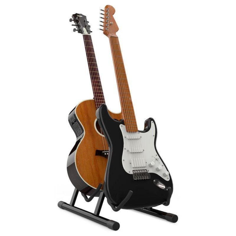 Audibax SGL - 042 - Soporte Suelo Dos Guitarras Eléctricas Acústicas o Bajos - Tempo Shop