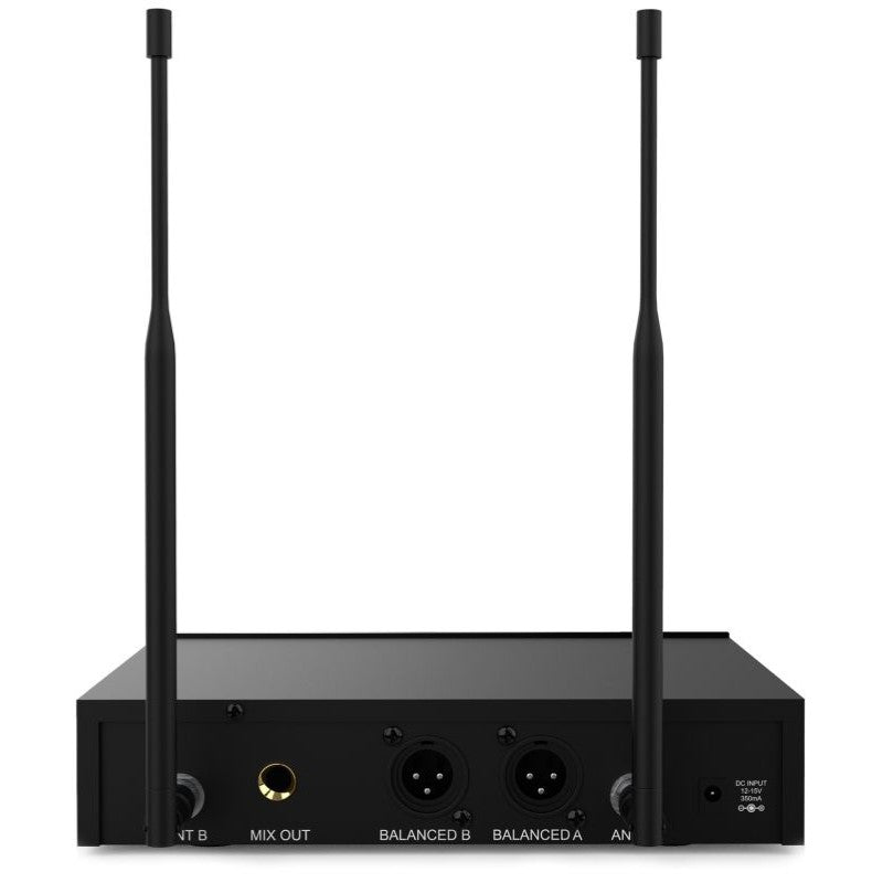 Audibax Sidney 1250 A - Micrófono Doble Mano Profesional UHF Frecuencia A + Maleta - Tempo Shop