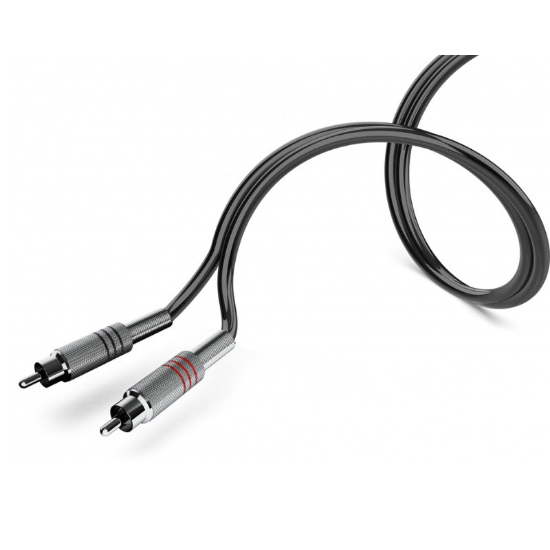 Audibax Silver 10101691 - Cable 2 RCA a 2 RCA Stereo 6m Negro - Tempo Shop