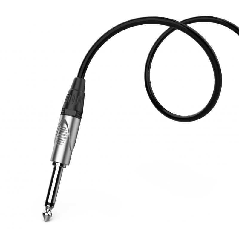 Audibax Silver 10101695 - Cable XLR Hembra a Jack Mono 3m Negro - Tempo Shop