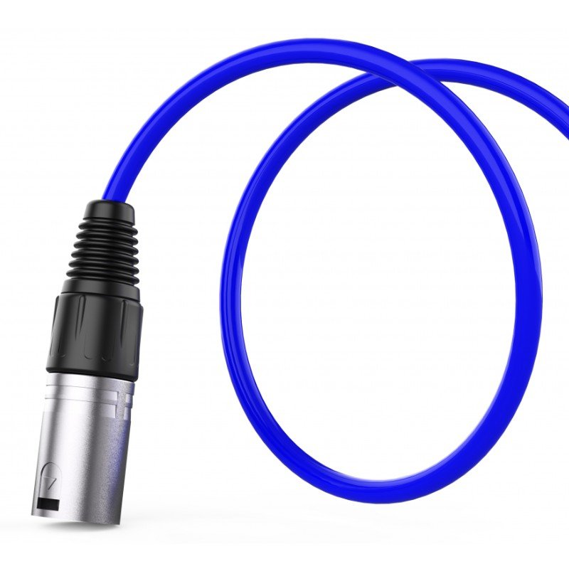 Audibax Silver 10145047 - Cable XLR M - XLR H 20m Azul - Tempo Shop
