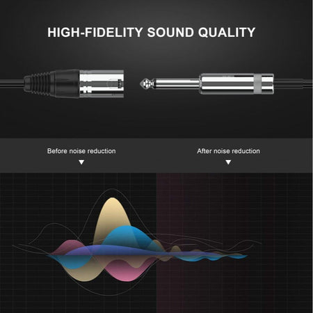 Audibax Silver 10145086 - Cable XLR M - Jack Mono Yong Sheng 15m Negro - Tempo Shop