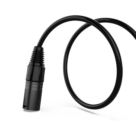 Audibax Silver 10154425 Black - Cable DMX 3 PIN 1m - Tempo Shop