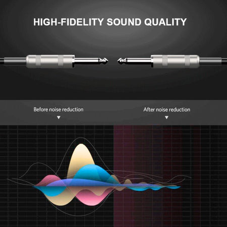 Audibax Silver 10154430 - Cable Jack Mono a Jack Mono 1m Negro - Tempo Shop