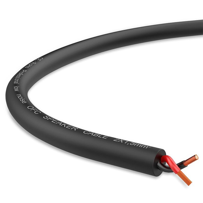 Audibax Silver BSA100 15 Black - Bobina Cable Altavoz 100m 2 x 1,5mm - Tempo Shop