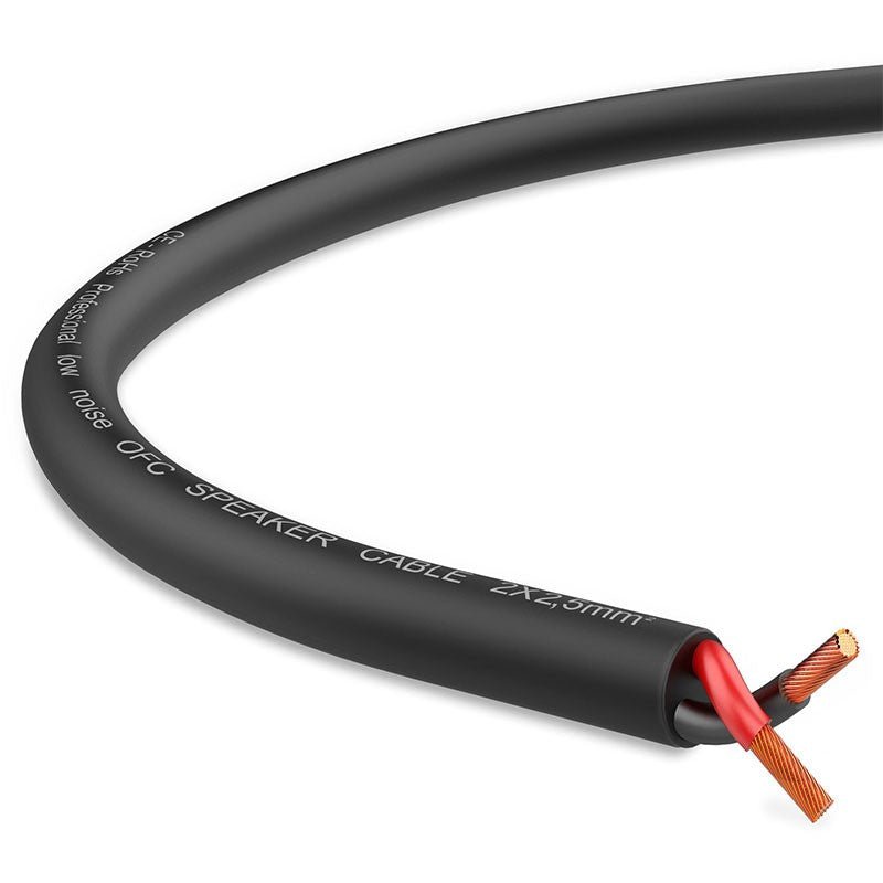 Audibax Silver BSA100 25 Black - Bobina Cable Altavoz 100m 2 x 25mm - Tempo Shop