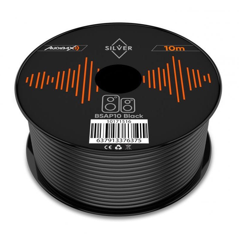 Audibax Silver BSAP20 Black - Bobina Cable Altavoz Paralelo 20m - Tempo Shop