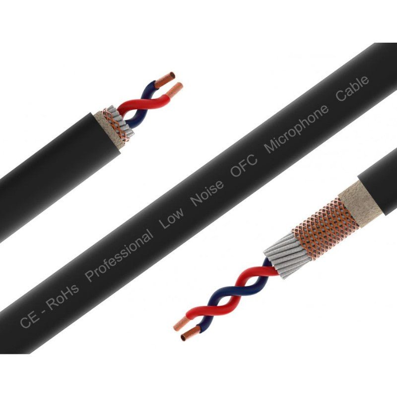 Audibax Silver BSM100 Black - Bobina Cable Micro Balanceado 100m - Tempo Shop