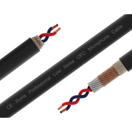 Audibax Silver BSM100 Black - Bobina Cable Micro Balanceado 100m - Tempo Shop