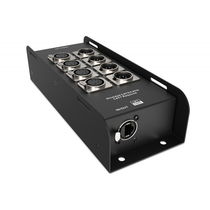 Audibax SL 4F4M5 - Cajetín de Escenario y Splitter DMX