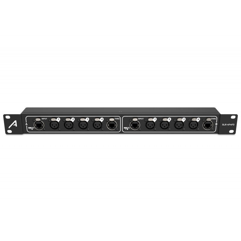 Audibax SLR 4F4F - Distribuidor DMX pasivo Rack 1 U