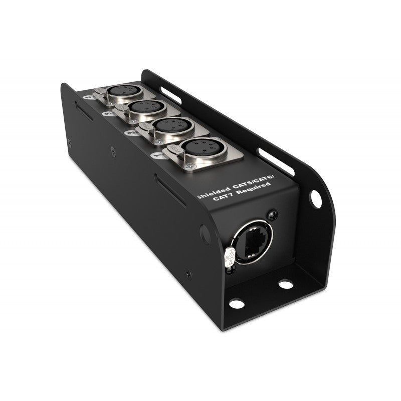 Audibax SM 4F5 - Cajetín Escenario Pasivo RJ45 y XLR