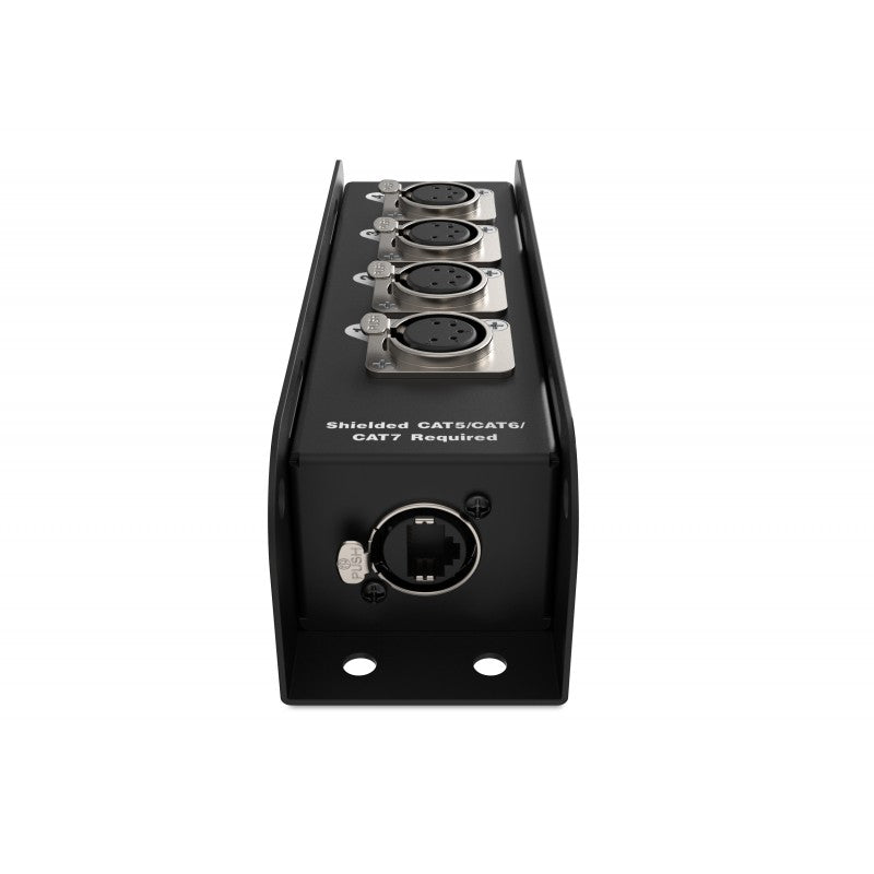 Audibax SM 4F5 - Cajetín Escenario Pasivo RJ45 y XLR
