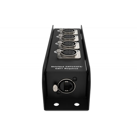 Audibax SM 4F5 - Cajetín Escenario Pasivo RJ45 y XLR